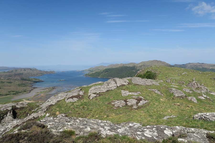The view from Cruach nam Meann