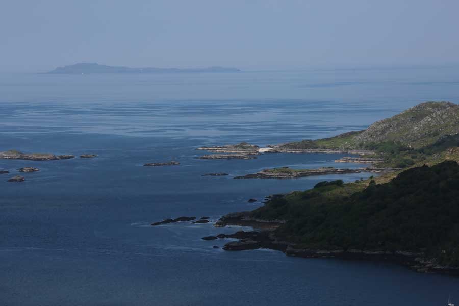 Looking out west to The Small Isles