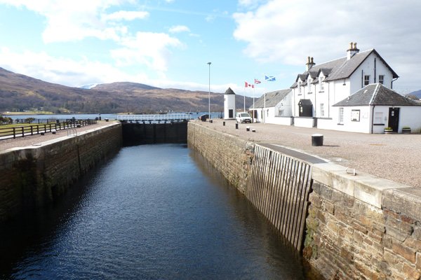 Corpach Sea Loch on the Caledonian Canal