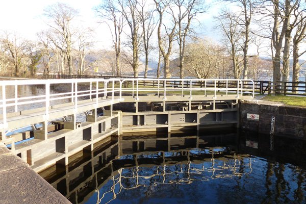 Loch gates at Corpach