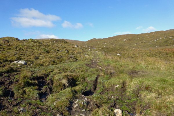 The path can be very muddy just after the hydro dam