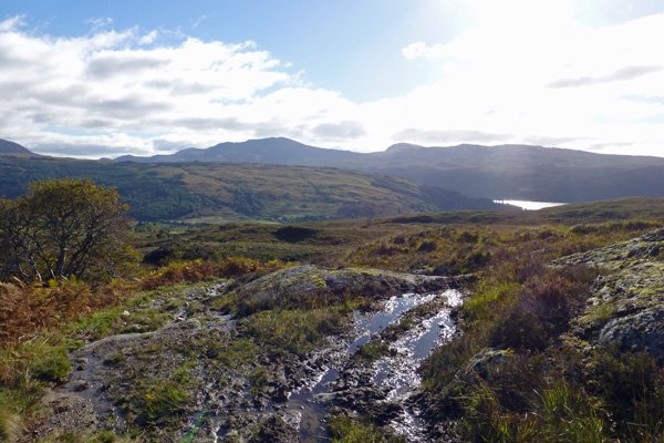 Great views back towards Loch Sunart