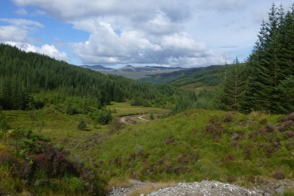 The views from Corrantee lead mine