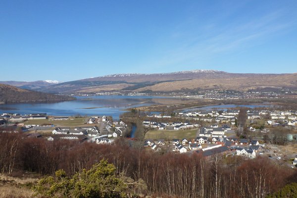 Fabulous views of Loch Linnhe, Fort Willian and its environs