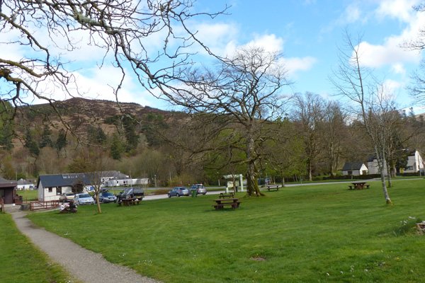 Strontian village green