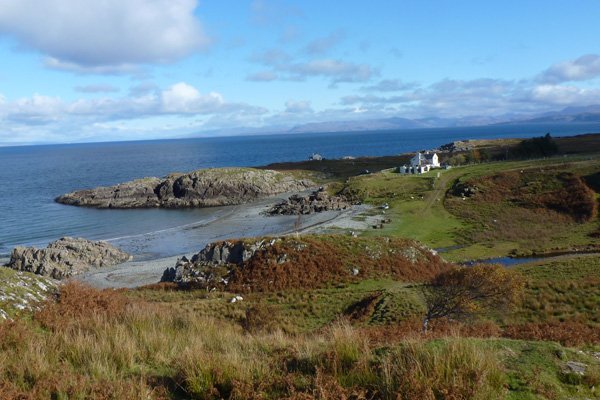 Looking back towards Fascadale Bay