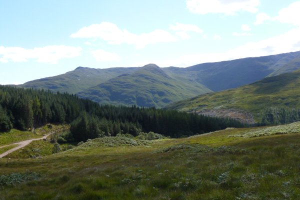 Great views of the hills on a fine day