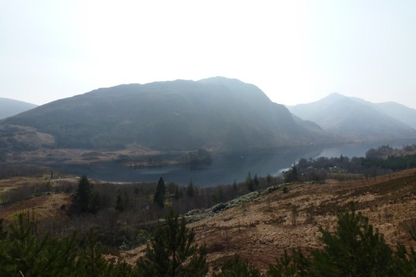 The walk has great views over Loch Shiel