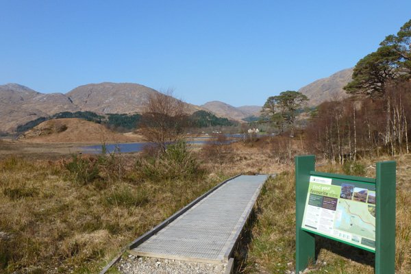 One of the interpretaion boards on the Dragonfly Trail