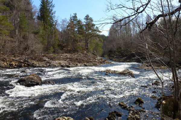 River Garry from Ciste Dubh Trail