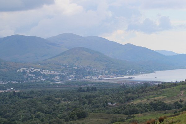Views towards Fort William and Loch Linnhe