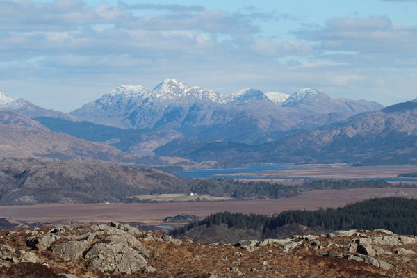 Lovely views of the surrounding hills