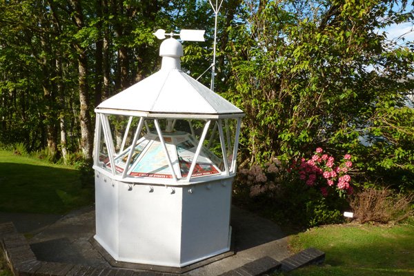 The Lighthouse lantern serving as an interpretation point