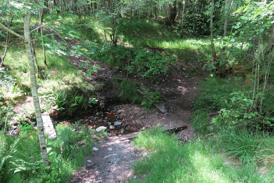 A wee river crossing
