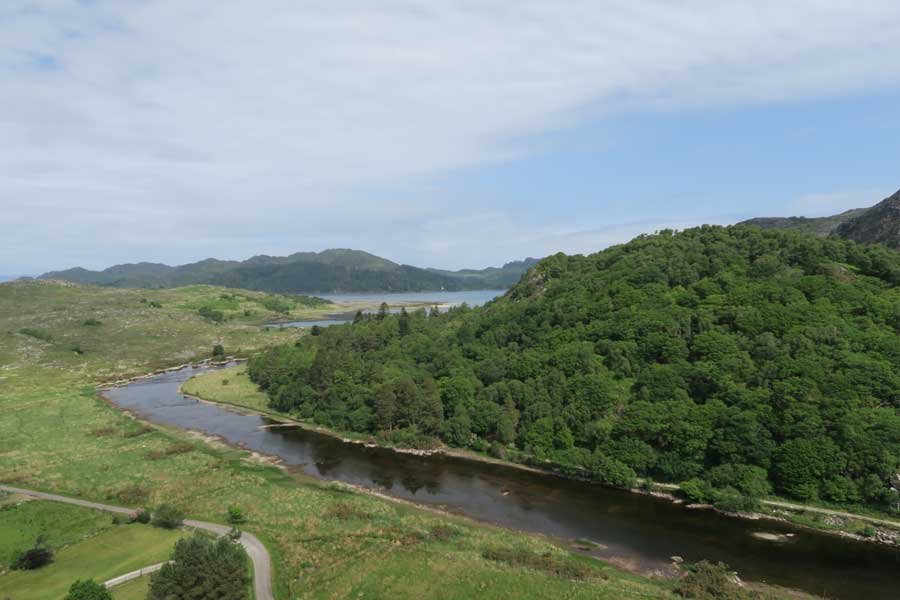 Looking over The River Shiel from Shielfoot Torr