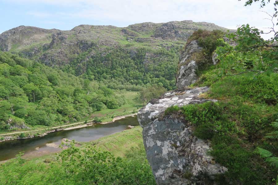 Looking over The River Shiel from Shielfoot Torr