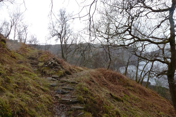 The Silver walk joins up with the Blain Burn and Castle Tioram walk
