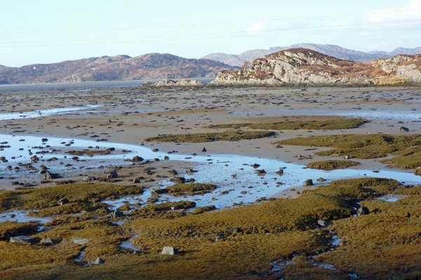 Low tide at Kentra Bay