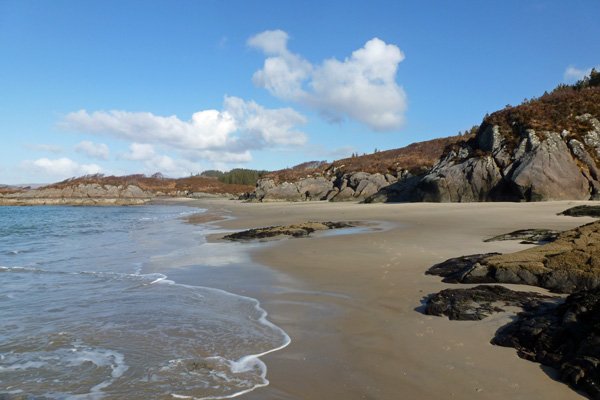 A stunning beach