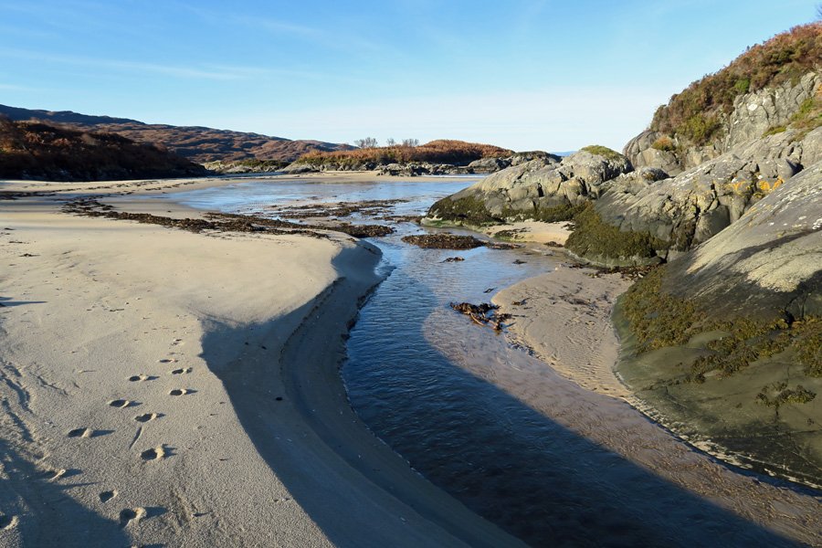 Shadows in the sand