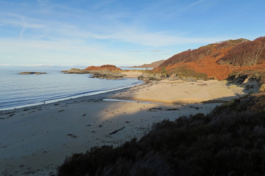 One of the lovely bays near Cul na Croise