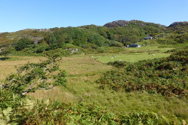 Looking back towards Smirisary
