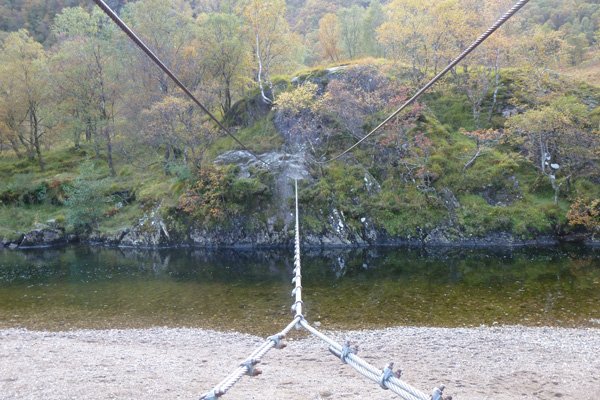 The infamous wire bridge