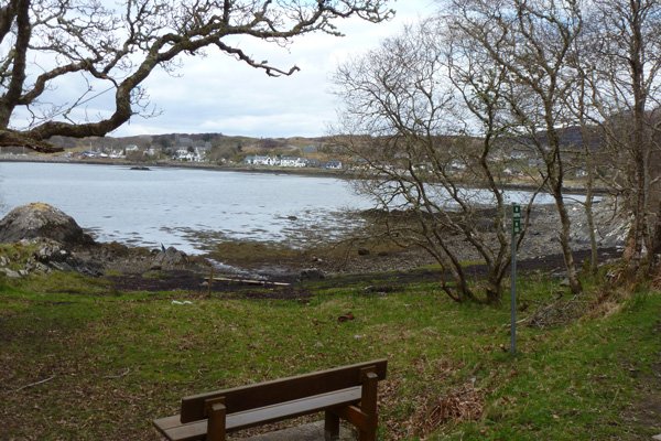 A welcome bench to enjoy the view
