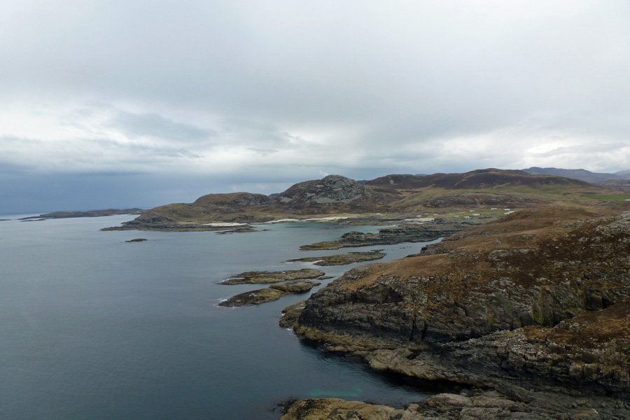 Bay MacNeil and the rocky coast to the north of Ardnamurchan Point