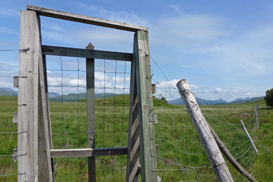 A gateway to Claish Moss