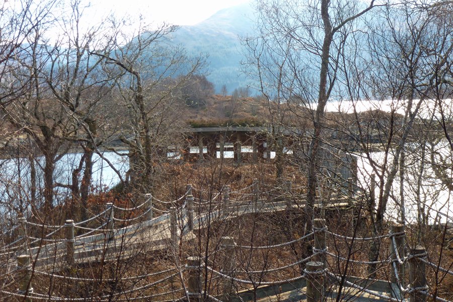 Garbh Eilean wildlife hide in winter - worth a visit whatever the season