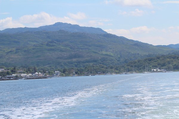 Leaving Arisaig for Eigg on the MV Sheerwater