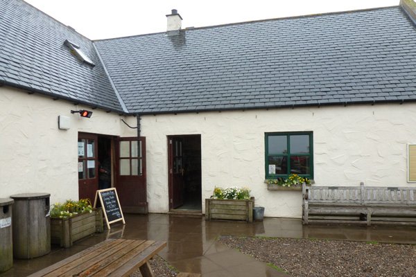 The cafe, craft shop and general store at Eigg ferry terminal