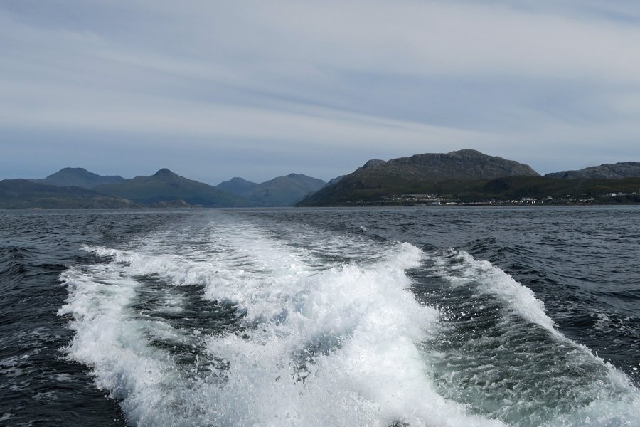 Heading out from Mallaig on the MV Orion